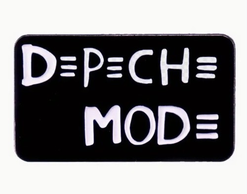 Depeche mode logo enamel - mode,