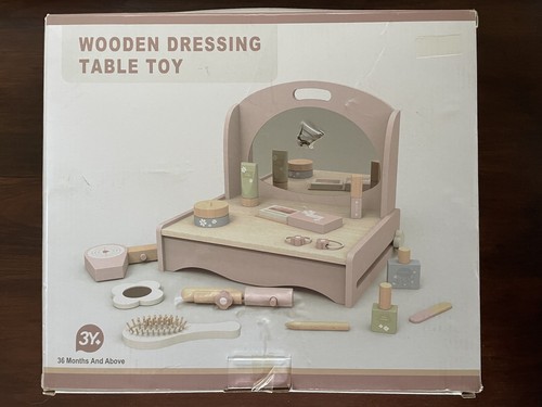 Wooden toy dressing makeup - toy,