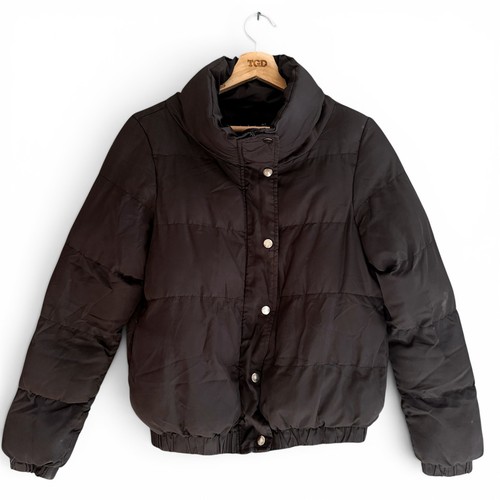 Ladies black puffer jacket - ladies,