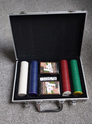 Poker chip set - chip,