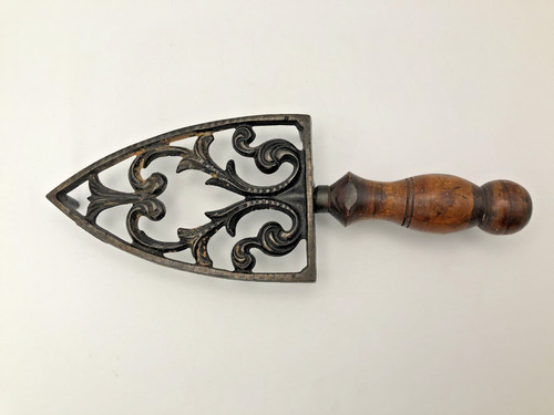 Antique cast iron handled sad - antique,