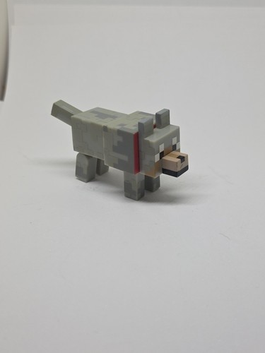 Minecraft wolf figure toy - minecraft,