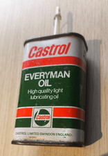 Vintage Castrol Everyman Oil Can high quality light oil