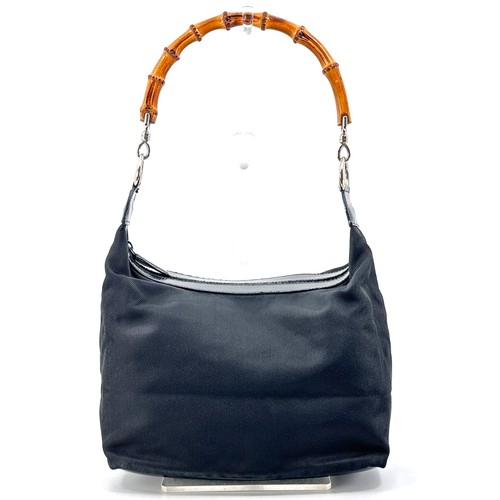 Gucci bamboo nylon leather - nylon,