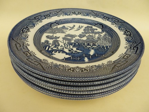 Churchill blue white - white, willow