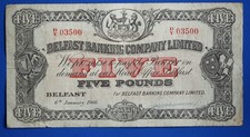 1966 northern ireland five - 1966, £5