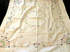 vintage art deco white cotton