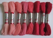 941~948 APPLETONS BRIGHT ROSE PINK CREWEL WOOL: COLOUR OPTIONS