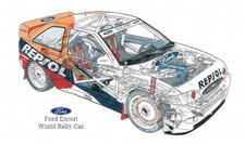 A3 Ford Escort RS Cosworth WRC