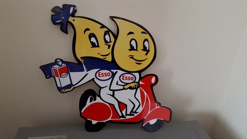 Esso scooter 14 - 14", metal