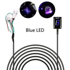 Motorcycle Gear Indicator Blue