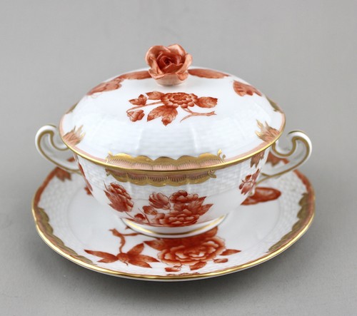 Herend porcelain fortuna - porcelain, rust