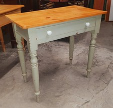 ANTIQUE VICTORIAN PAINTED PINE HALL TABLE  CONSOLE TABLE      DELIVERY AVAILABLE