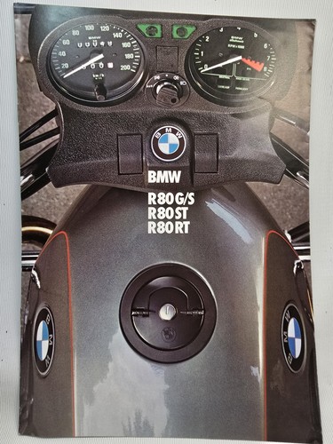 Bmw r80 brochure 1982 r80g - bmw,