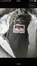 Zanetti Mens Oshawa XL jacket parka in grey with a fur hood . Very warm.