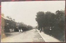 Scarce card ! Victoria road Thornton  nr  Blackpool  £16.95 Real Photo poss 1906