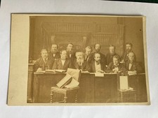 Cabinet Card Tichborne Trial Jury British law legal case 1871