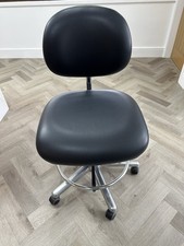 Medical Grade Ergonomic Office Chair with Footrest Adjustable Height Black