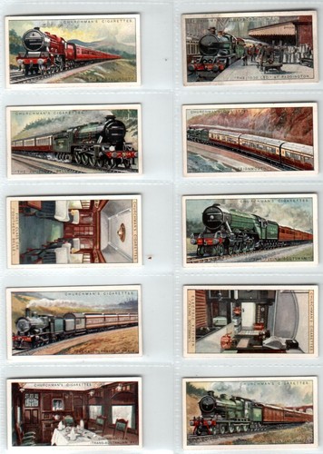 Churchman famous railway - churchman's,