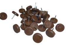 CHAIR GLIDES Brown Nylon