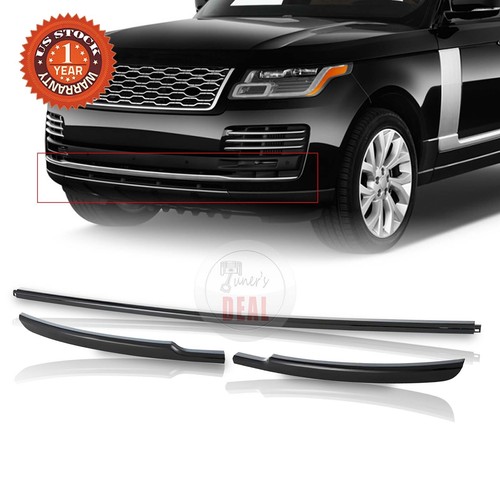 3pc black front bumper - 3pc,