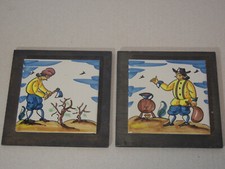 French decorative tiles