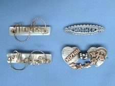 x4 Vintage Jewellery Mizpah +