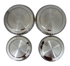 4pc hob cover set stainless - hob,