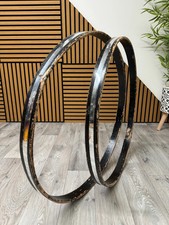 Vintage Bass Drum 26” Wooden Hoops Rims Hardware #OL84