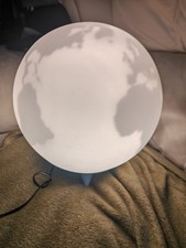 Rotating earth globe - globe, night