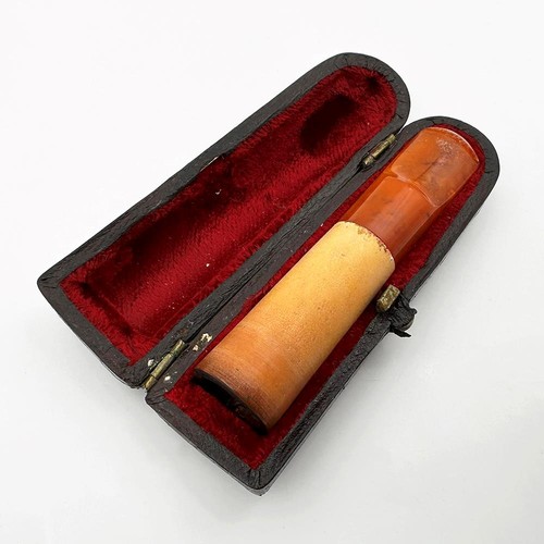 Antique cheroot holder case - cheroot, &