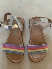 Girls Sandals Rainbow-Coloured