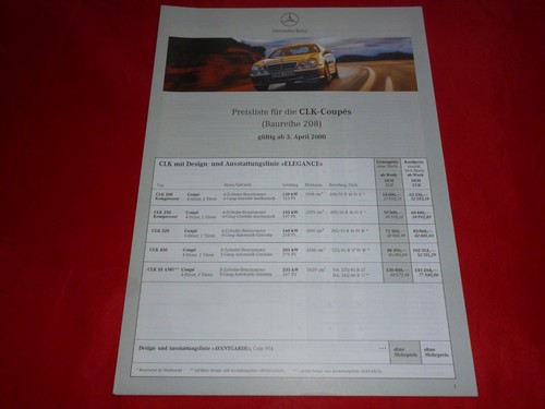 2000 mercedes c208 - 2000, clk