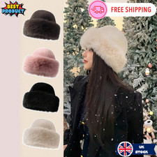 New Fluffy Fur Bucket Hat For Women Plush Fisherman Hat Warm Women's Winter Hat