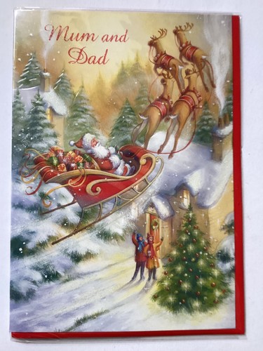 Mum and dad christmas card - and,