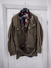 Men's Barbour International Steve McQueen Rexton Wax Jacket 42