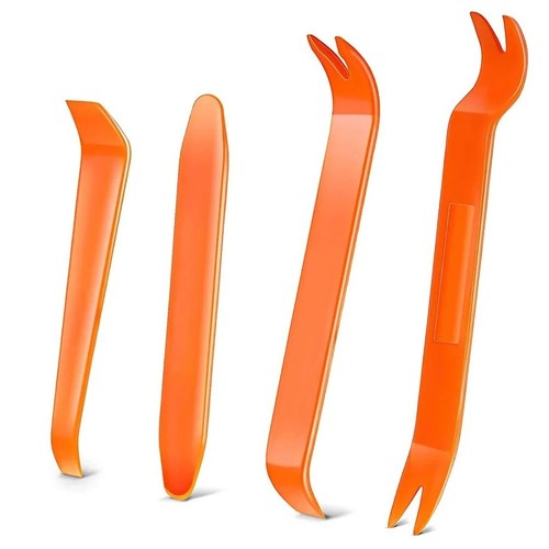 4pcs car trim - radio, removal