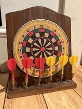 Mini Wooden Cork Dart Board