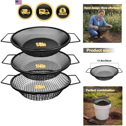 Soil sifter for - sifter, gardening