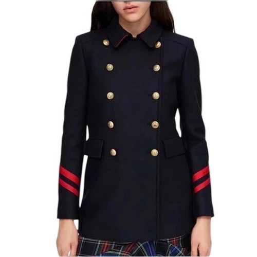Zara navy military style - zara,