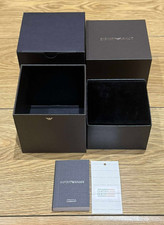 Genuine Original Emporio Armani 2025 Watch Box Case + Booklet + Certificate