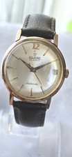 Mens Vintage ALLAINE 25 Jewel Cal. F4007 Automatic Rose Gold Plated Wristwatch 