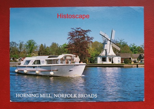 Postcard used horning mill - postcard,