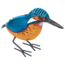 Metal Kingfisher Garden Bird Ornament Gift Idea