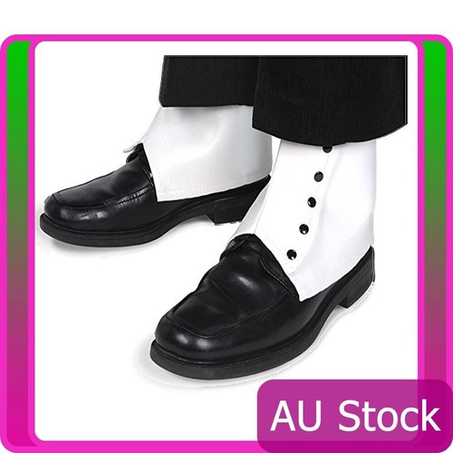 Mens 1920s 20s spats with - mens,
