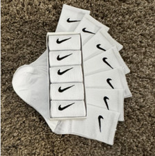 CHEAPEST!!!! NIKE SOCKS 5 PAIRS PACK - CREW LENGTH LIGHTWEIGHT CUSHIONED  SPORTS