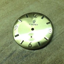 Vintage CAUNY Watch Dial - Measures Approximately 29.6 mm - NOS