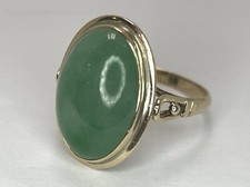 Vintage 14ct Gold Jade