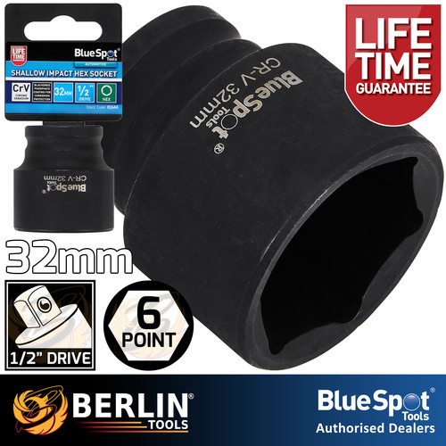 32mm shallow impact socket - shallow,