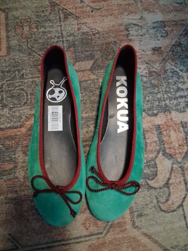 Kokua green suede leather - kokua,